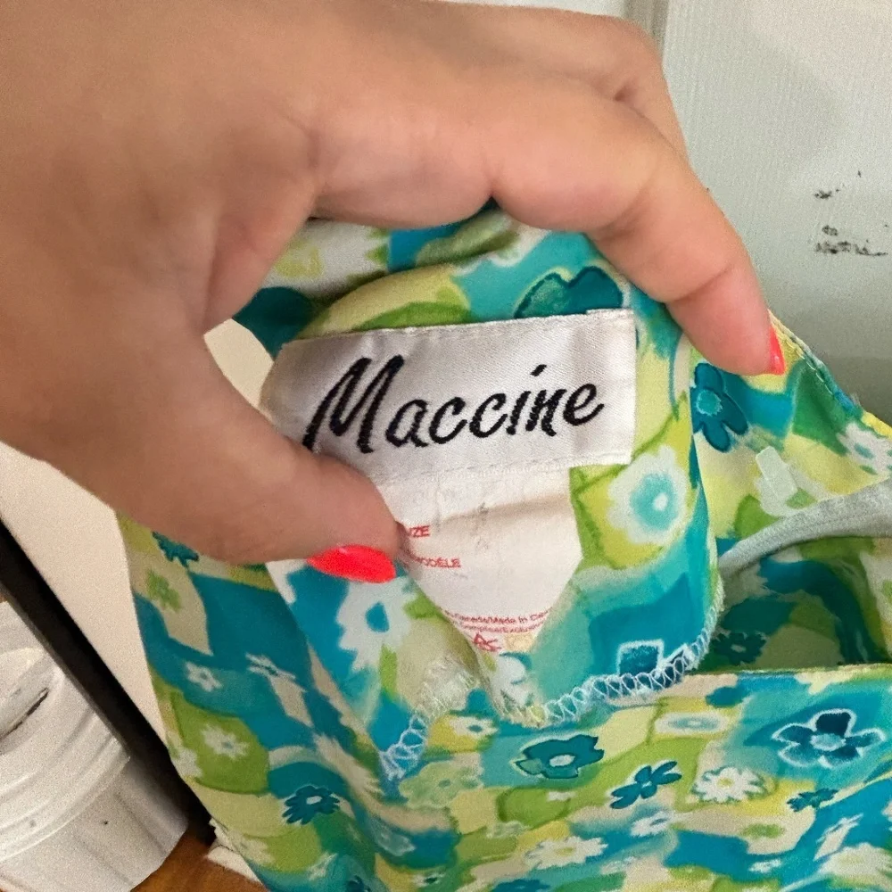 vintage Midi / maxi dress floral print - Picture 5 of 6